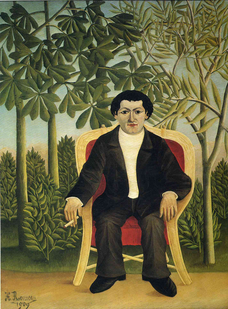 Portrait of Joseph Brummer by Henri Rousseau — Oil Painting Reproduction