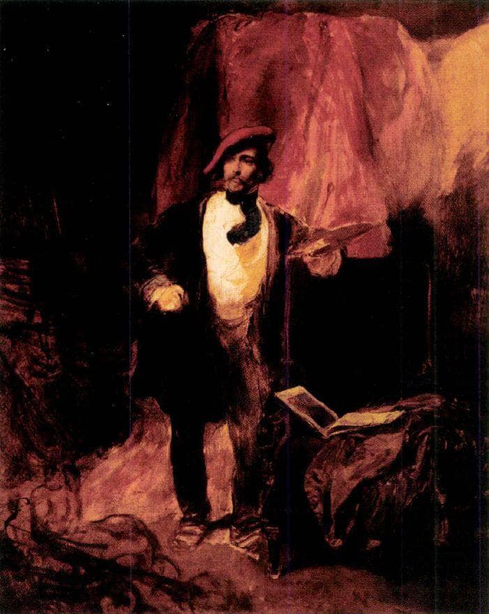 Portrait of József Borsos by August von Pettenkofen — Oil Painting Reproduction