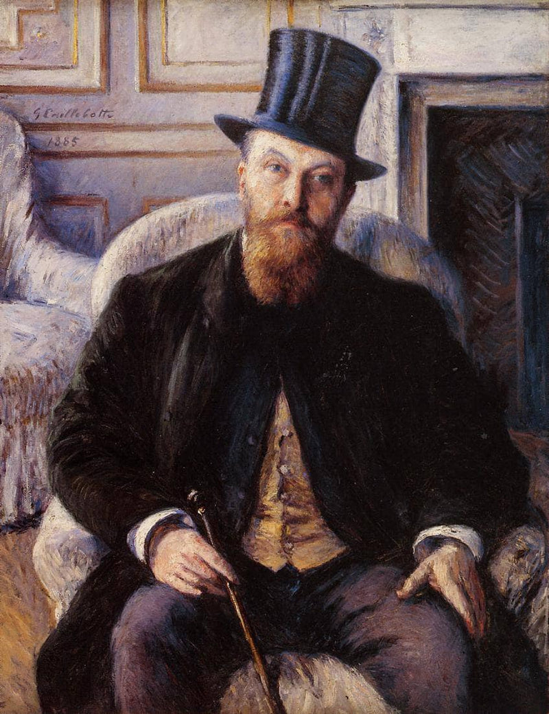 Portrait of Jules Dubois by Gustave Caillebotte — Oil Painting Reproduction