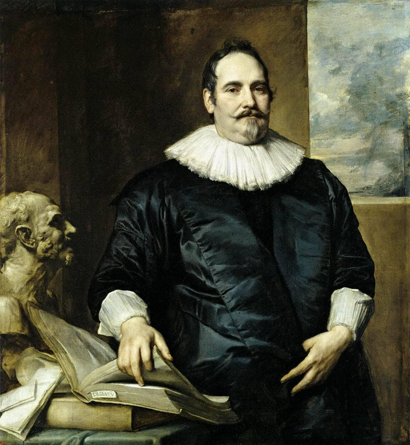 Portrait of Justus van Meerstraeten by Anthony van Dyck — Oil Painting Reproduction