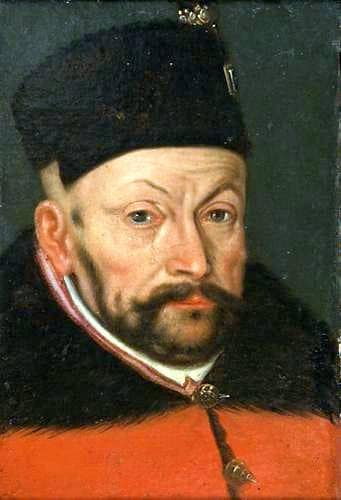 Portrait of King Stephen Báthory of Poland by Martin Kober — Oil Painting Reproduction