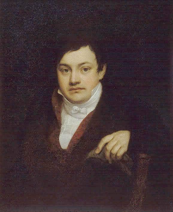 Portrait of Kusov Aleksey Ivanovich by Orest Kiprensky — Oil Painting Reproduction