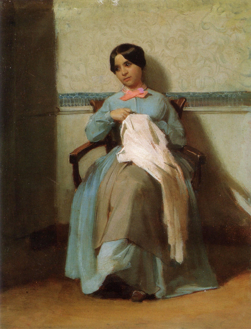 Portrait of Léonie Bouguereau by William-Adolphe Bouguereau — Oil Painting Reproduction