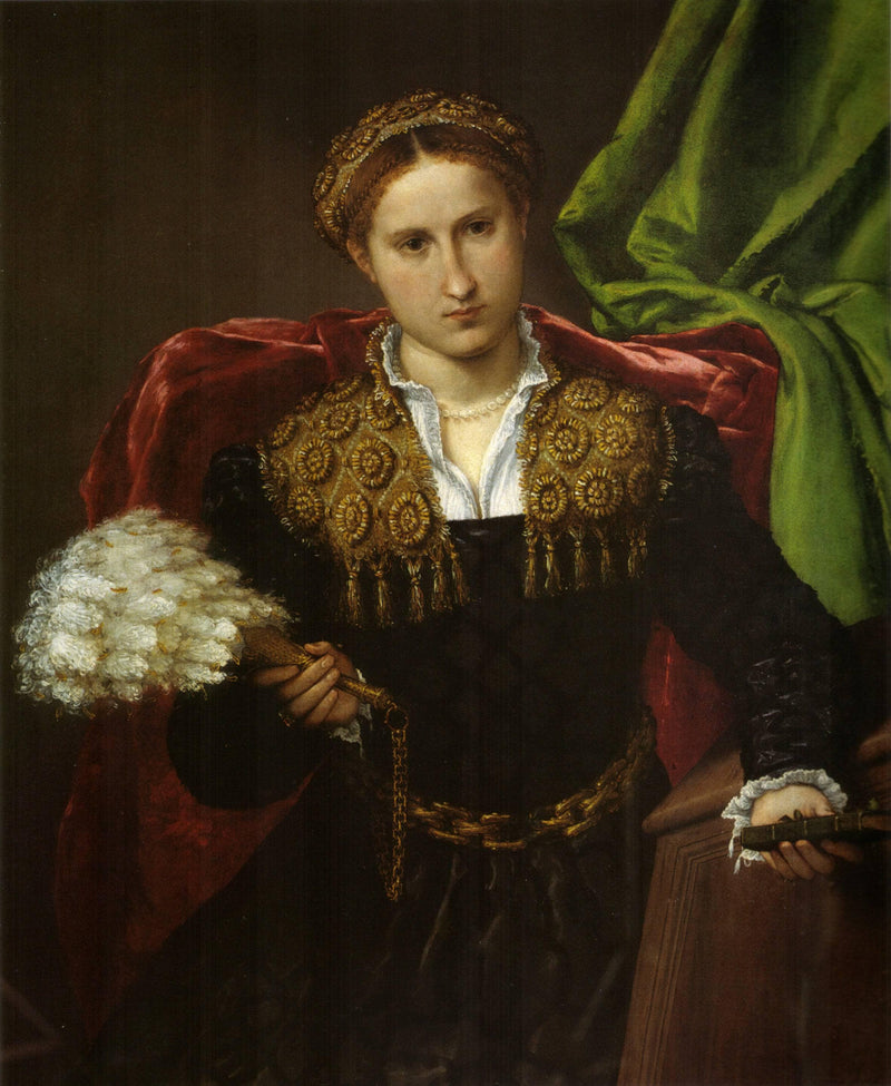 Portrait of Laura da Pola, wife of Febo da Brescia by Lorenzo Lotto — Oil Painting Reproduction