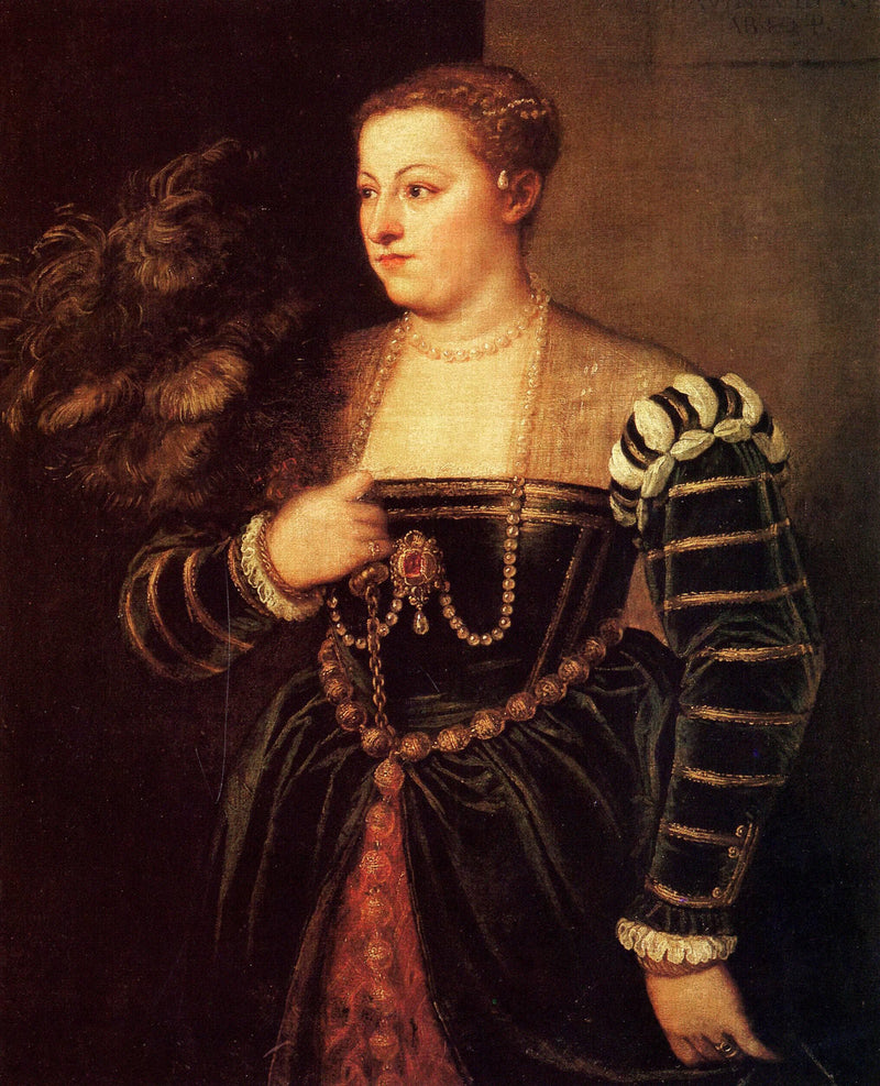 Portrait of Lavinia, the Artist's Daughter by Titian — Oil Painting Reproduction