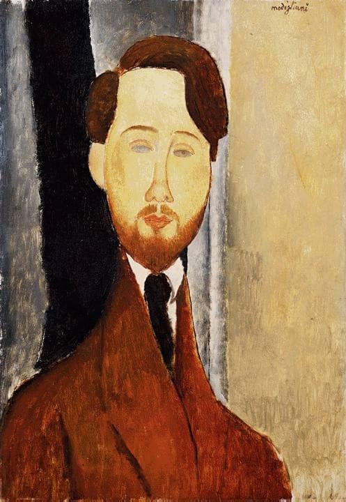 Portrait of Leopold Zborowski by Amedeo Modigliani — Oil Painting Reproduction