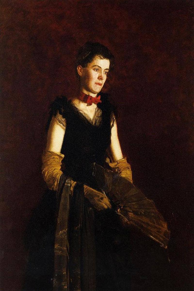 Portrait of Letitia Wilson Jordan by Thomas Eakins — Oil Painting Reproduction