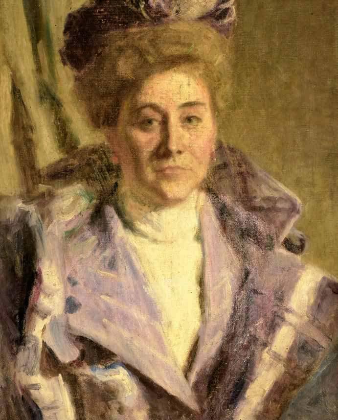 Portrait of Livia Veneziani Svevo by Umberto Veruda — Oil Painting Reproduction