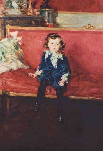 Portrait of Lord Ivor Spencer-Churchill by Umberto Veruda — Oil Painting Reproduction