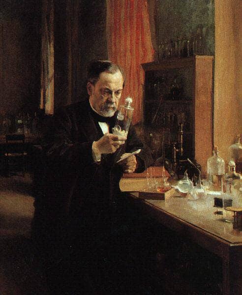 Portrait of Louis Pasteur by Albert Edelfelt — Oil Painting Reproduction