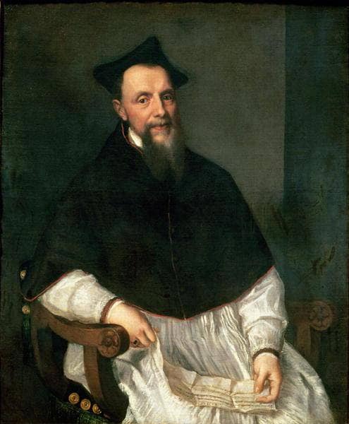 Portrait of Ludovico Beccadelli by Titian — Oil Painting Reproduction