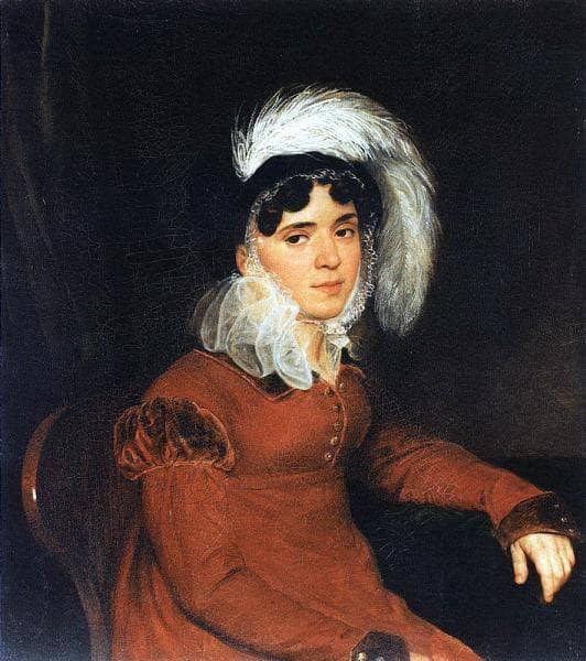 Portrait of M. A. Kikina by Karl Bryullov — Oil Painting Reproduction