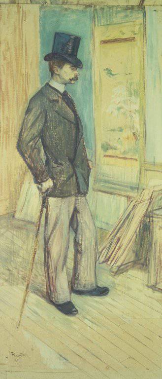 Portrait of M. Paul Sescau (Portrait de M. Paul Sescau) in hallway