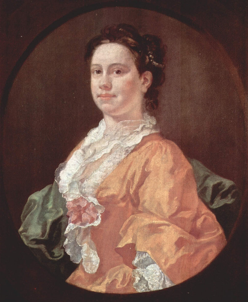 Portrait of Madam Salter by William Hogarth — Oil Painting Reproduction