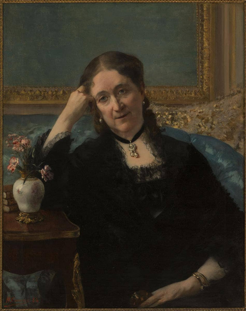 Portrait of Madame Blerzy by Henri Gervex — Oil Painting Reproduction