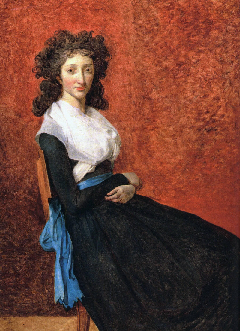 Portrait of Madame Charles-Louis Trudaine by Jacques-Louis David — Oil Painting Reproduction
