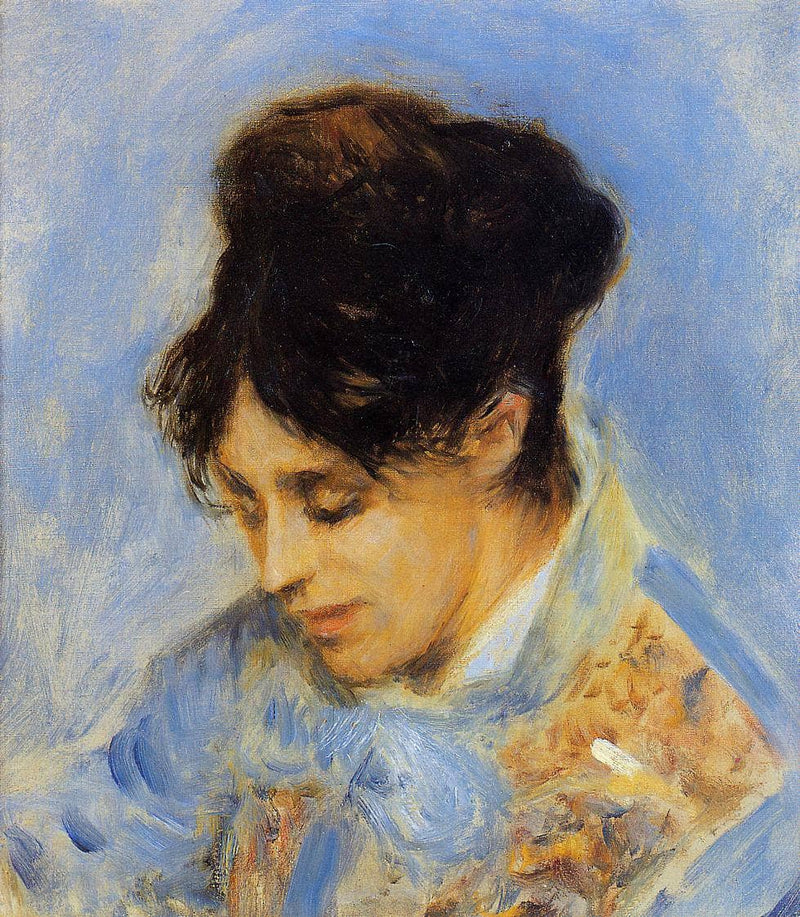 Portrait of Madame Claude Monet by Pierre-Auguste Renoir — Oil Painting Reproduction