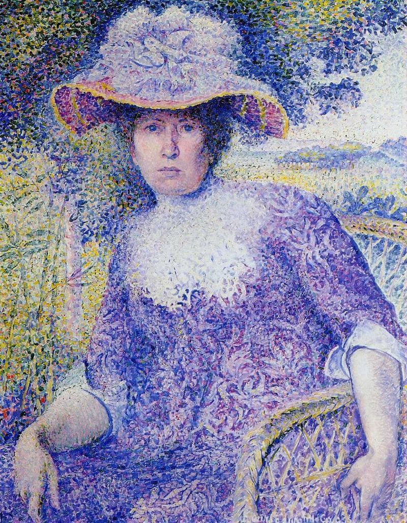 Portrait of Madame Cross by Henri-Edmond Cross — Oil Painting Reproduction