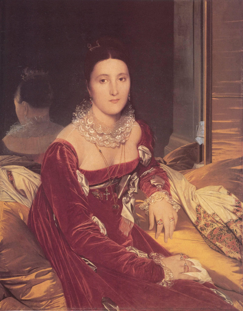 Portrait of Madame de Senonnes by Jean Auguste Dominique Ingres — Oil Painting Reproduction