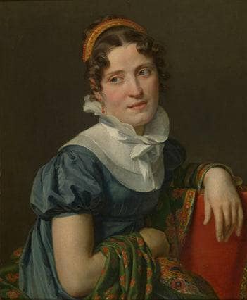 Portrait of Madame Faber in hallway