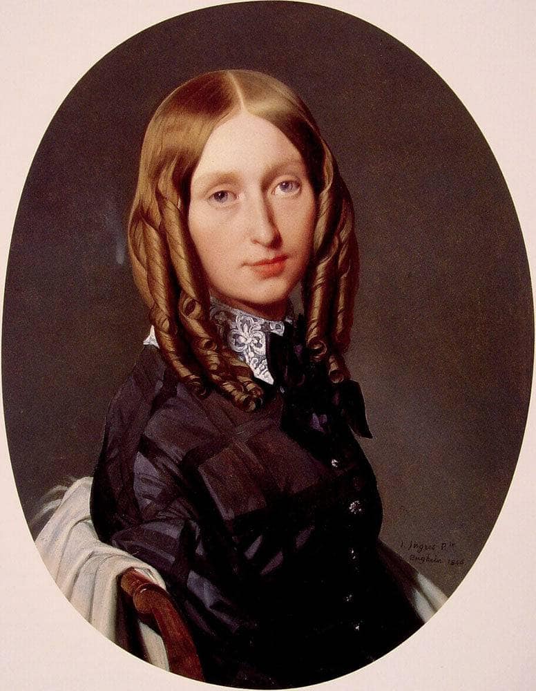 Portrait of Madame Frederic Reiset by Jean Auguste Dominique Ingres — Oil Painting Reproduction