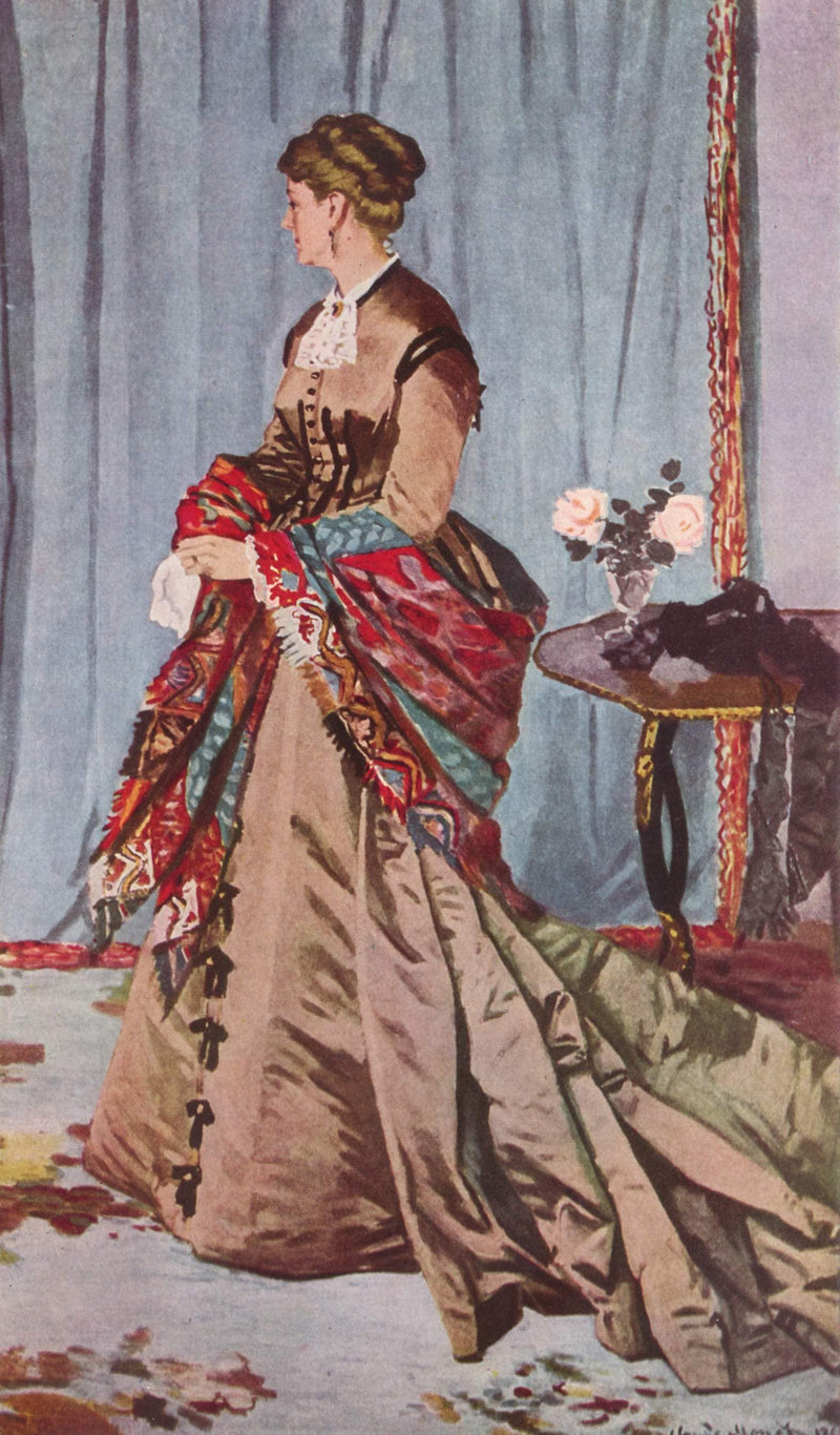 Portrait of Madame Gaudibert by Claude Monet — Oil Painting Reproduction