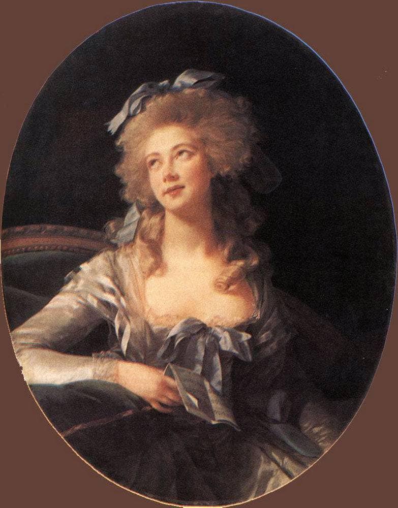 Portrait of Madame Grand by Louise Elisabeth Vigee Le Brun — Oil Painting Reproduction