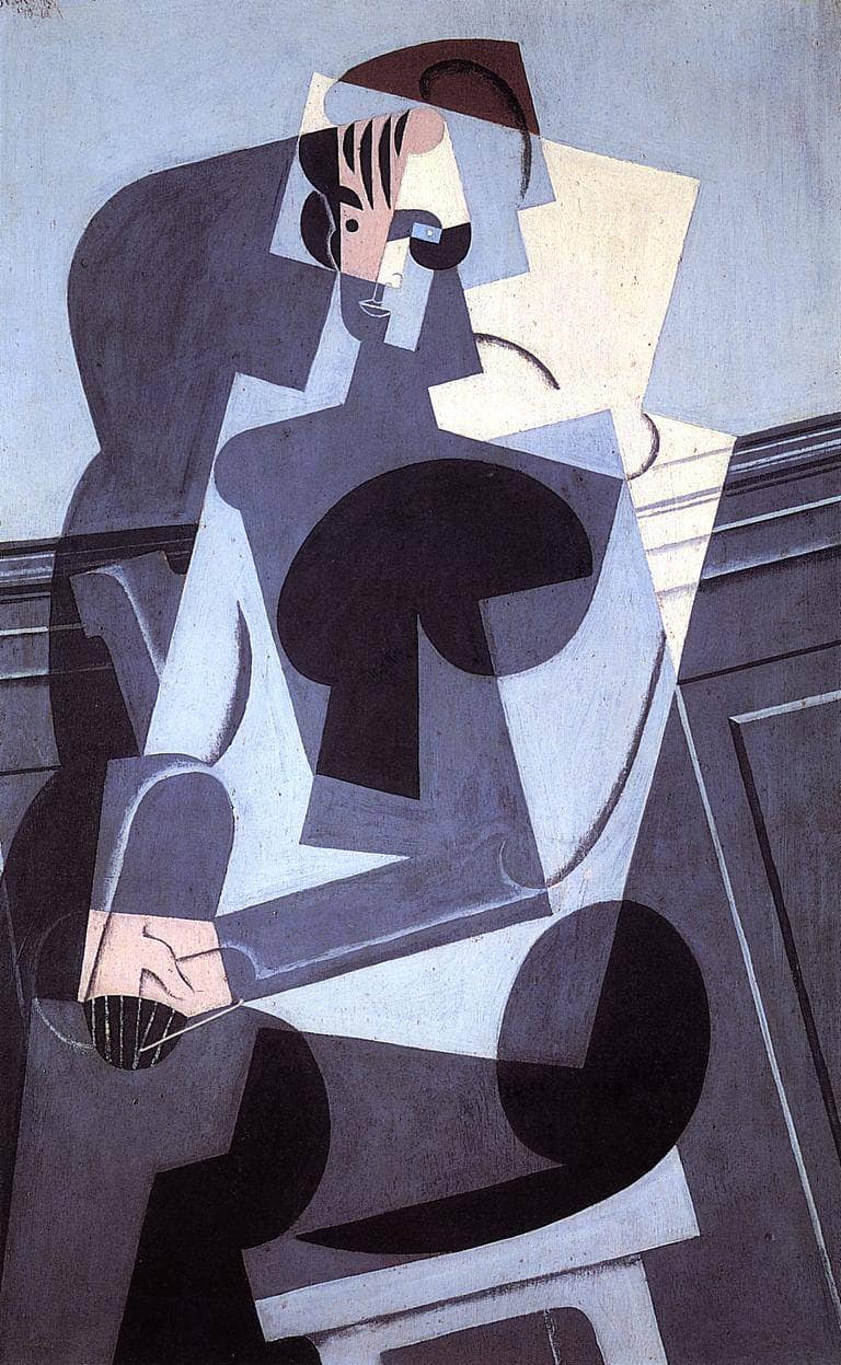 Portrait of Madame Josette Gris by Juan Gris — Oil Painting Reproduction