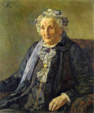 Portrait of Madame Monnon in dining room
