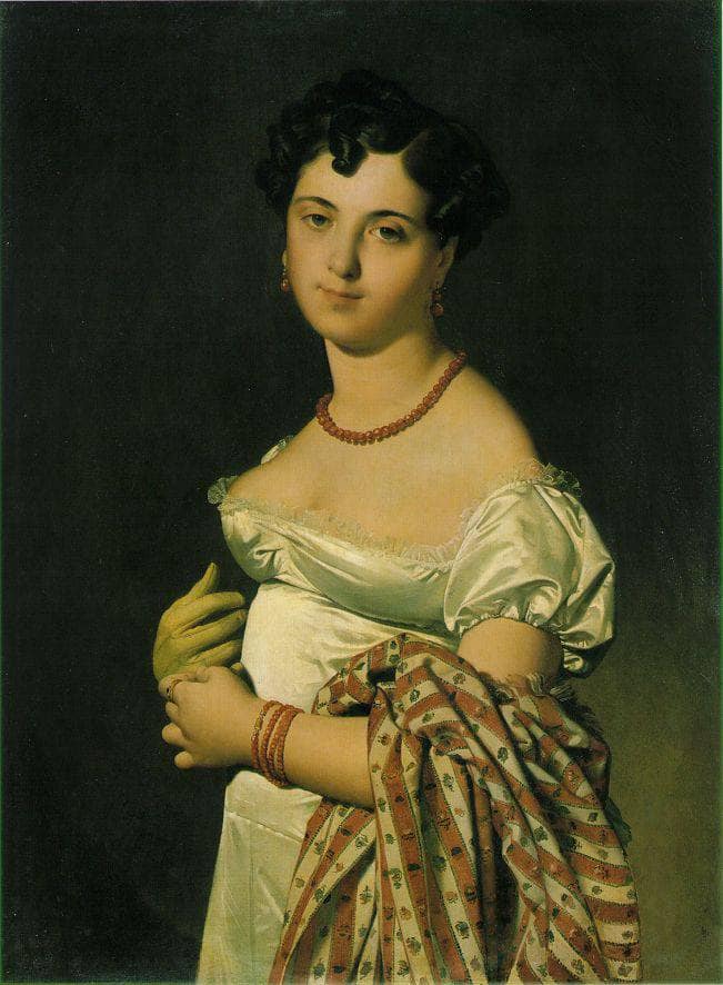 Portrait of Madame Panckoucke by Jean Auguste Dominique Ingres — Oil Painting Reproduction