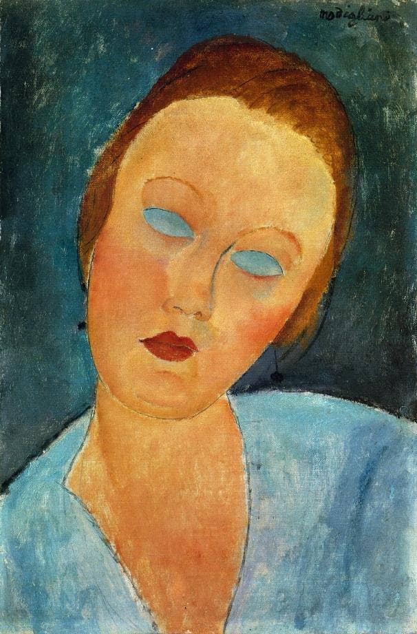 Portrait of Madame Survage by Amedeo Modigliani — Oil Painting Reproduction