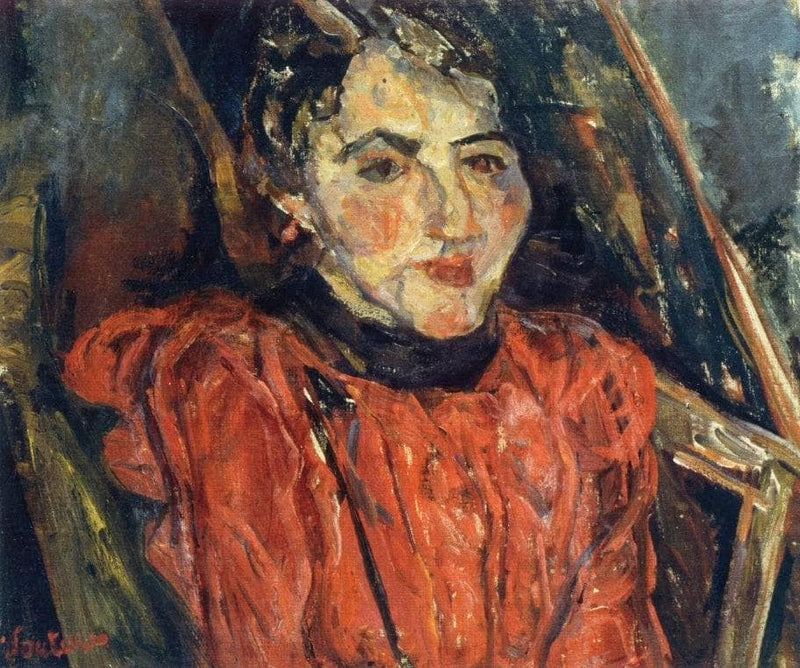 Portrait of Madame X (also known as Pink Portrait) by Chaim Soutine — Oil Painting Reproduction