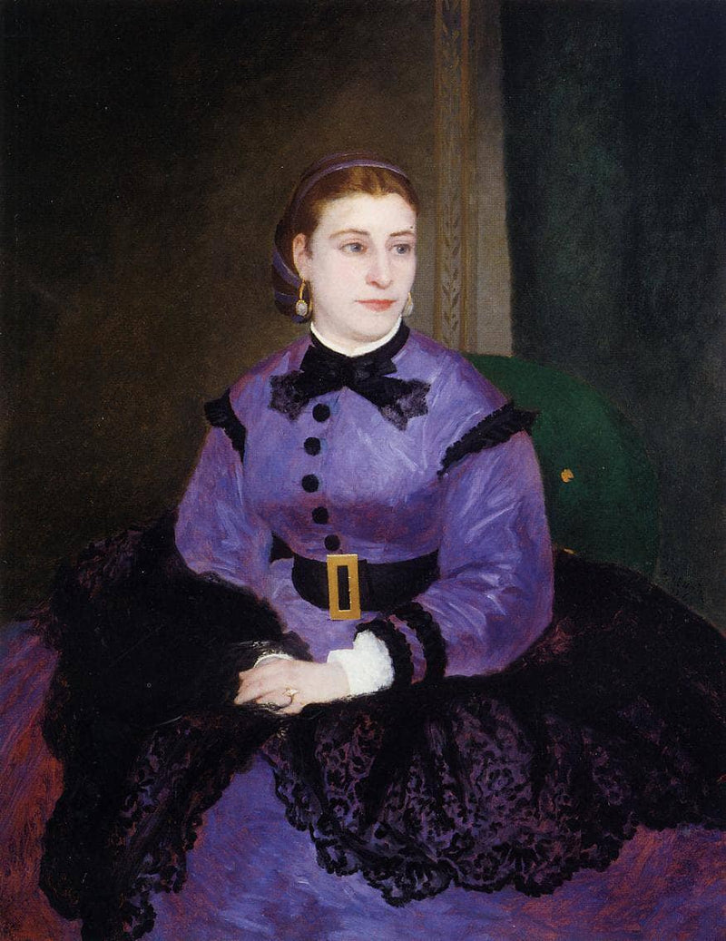 Portrait of Mademoiselle Sicotg by Pierre-Auguste Renoir — Oil Painting Reproduction