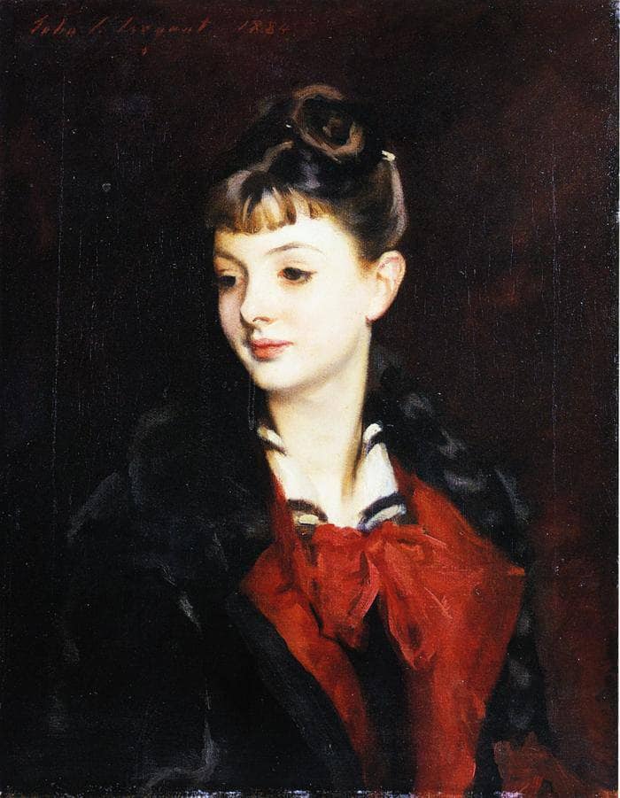 Portrait of Mademoiselle Suzanne Poirson by John Singer Sargent — Oil Painting Reproduction