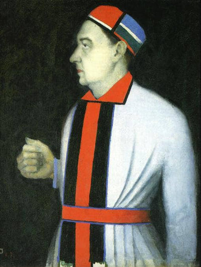 Portrait of Man in study