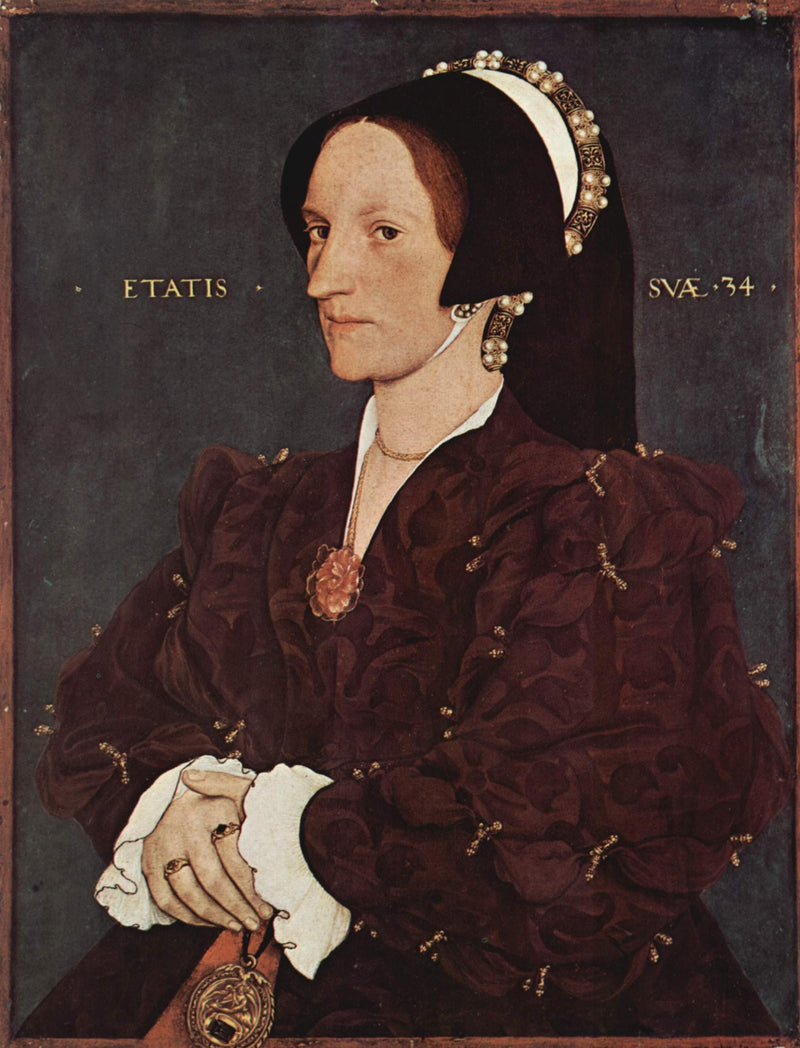 Portrait of Margaret Wyatt, Lady Lee by Hans Holbein the Younger — Oil Painting Reproduction