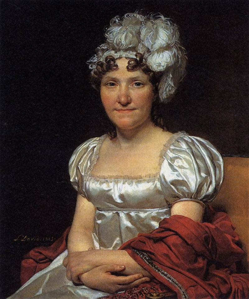 Portrait of Marguerite Charlotte David by Jacques-Louis David — Oil Painting Reproduction