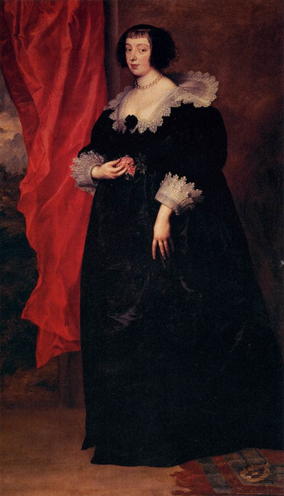 Portrait of Marguerite of Lorraine, Duchess of Orleans in bedroom