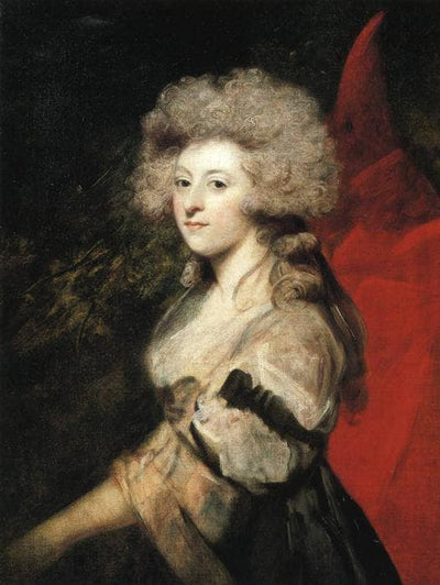 Portrait of Maria Anne Fitzherbert in living room