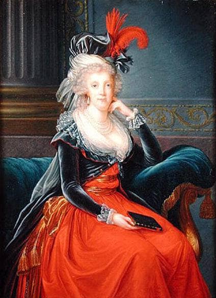 Portrait of Maria Carolina of Austria by Louise Elisabeth Vigee Le Brun — Oil Painting Reproduction