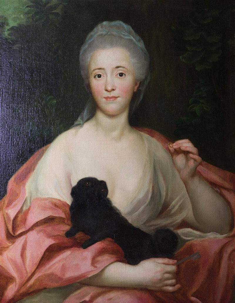 Portrait of María del Pilar Ana de Silva-Bazán y Sarmiento by Anton Raphael Mengs — Oil Painting Reproduction