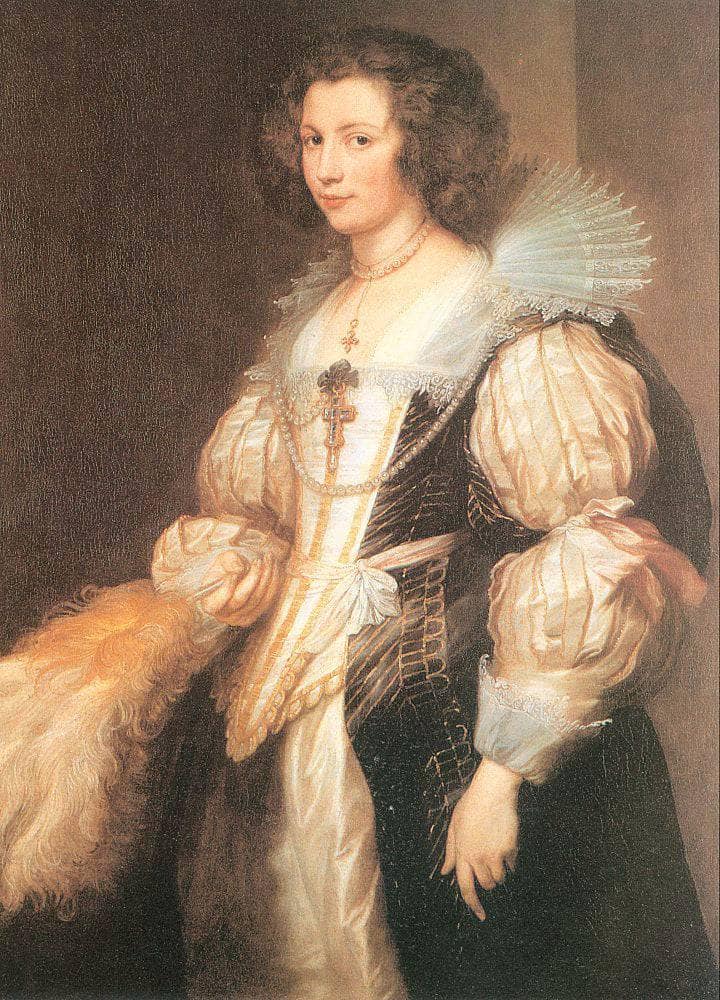 Portrait of Maria Lugia de Tassis by Anthony van Dyck — Oil Painting Reproduction