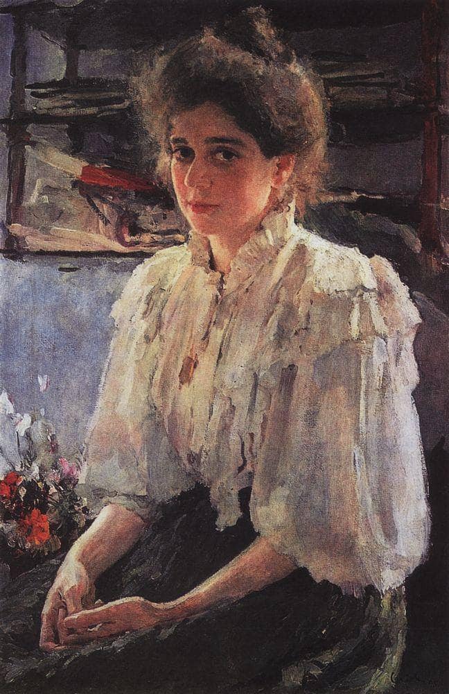 Portrait of Maria Lvova by Valentin Serov — Oil Painting Reproduction