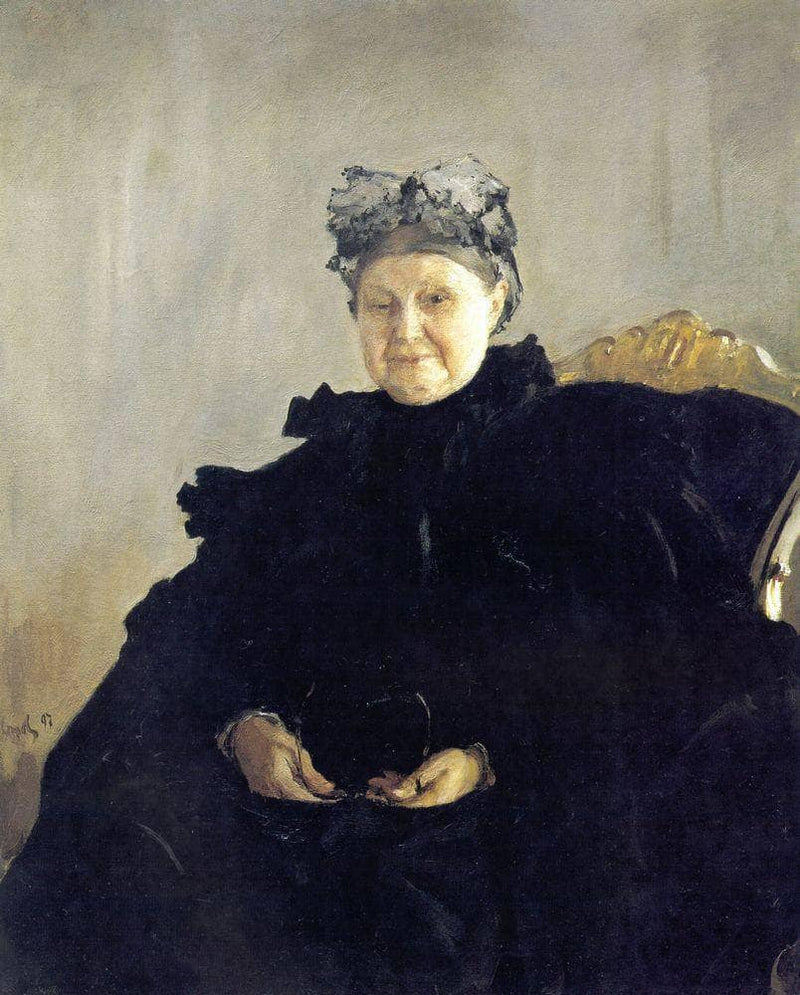 Portrait of Maria Morozova by Valentin Serov — Oil Painting Reproduction
