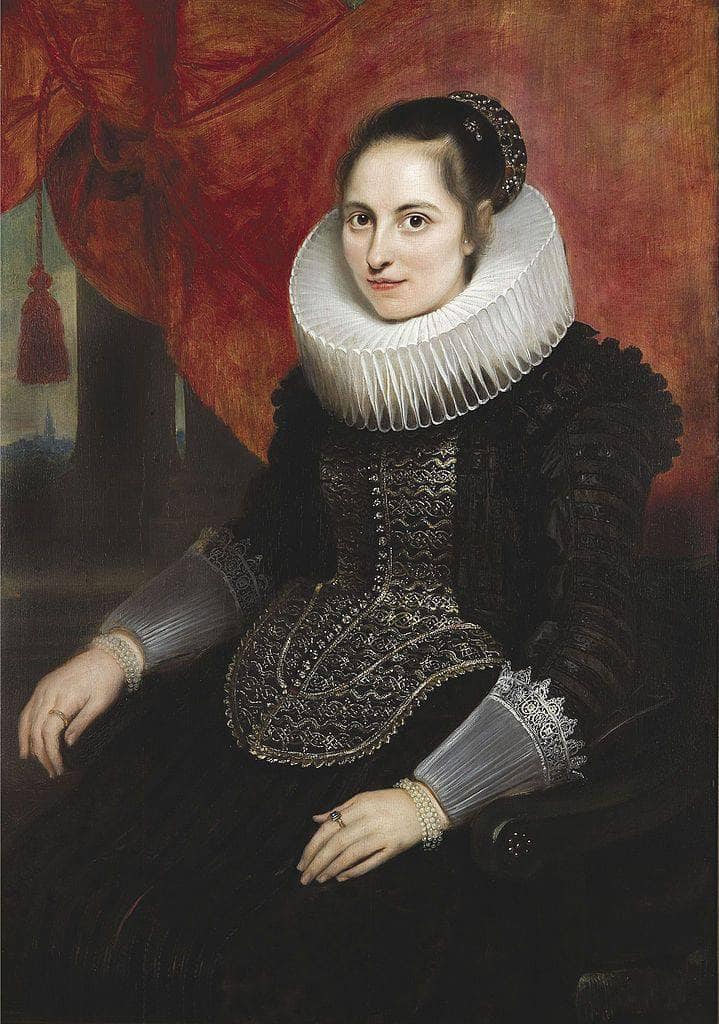 Portrait of Maria Vekemans by Cornelis de Vos — Oil Painting Reproduction