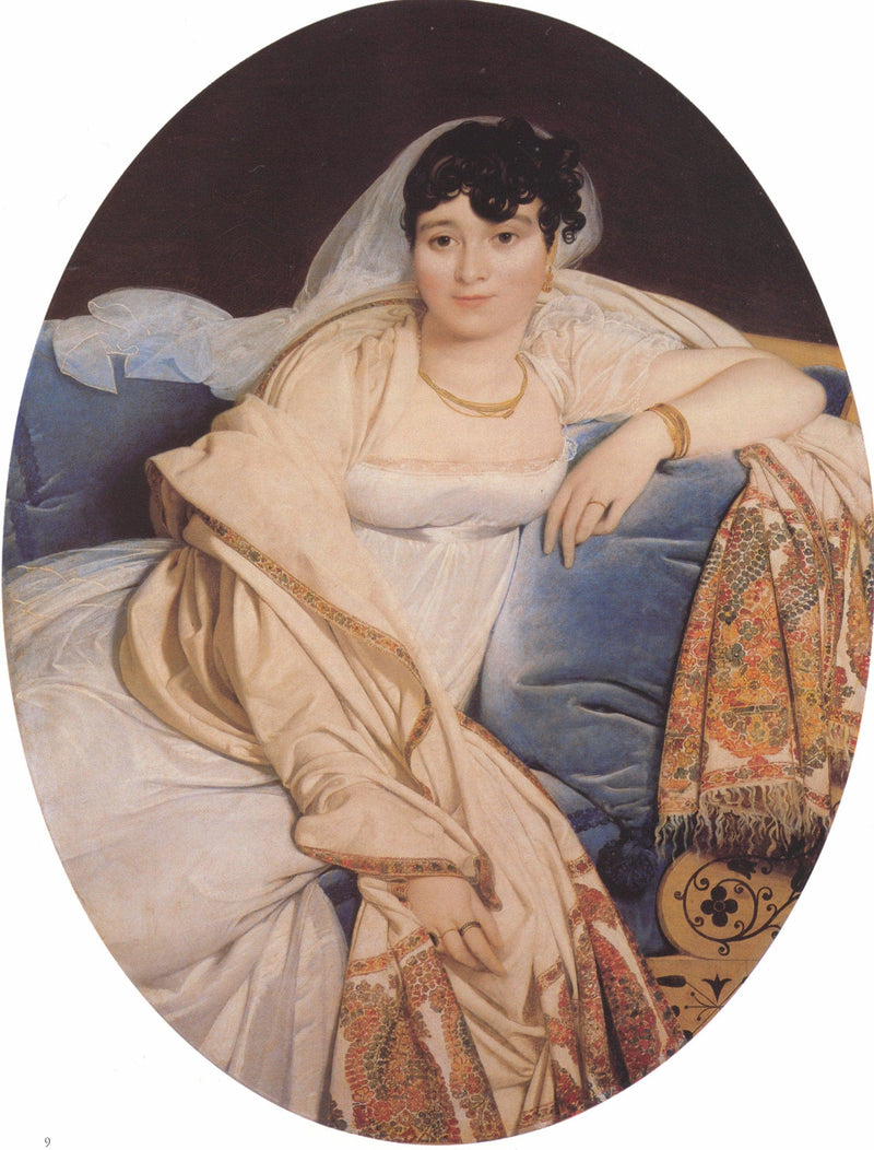 Portrait of Marie-Françoise Rivière by Jean Auguste Dominique Ingres — Oil Painting Reproduction