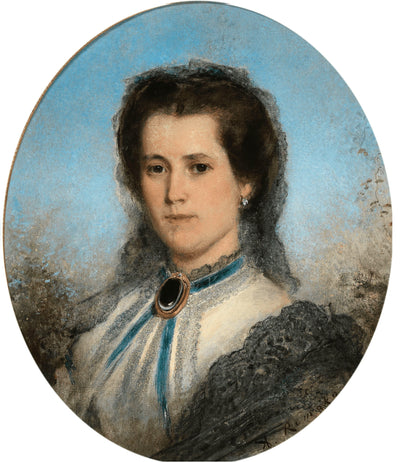 Portrait of Marie, Née Princess von und zu Liechtenstein, wife of Count Ferdinand Trauttmansdorff-Weinsberg in hallway