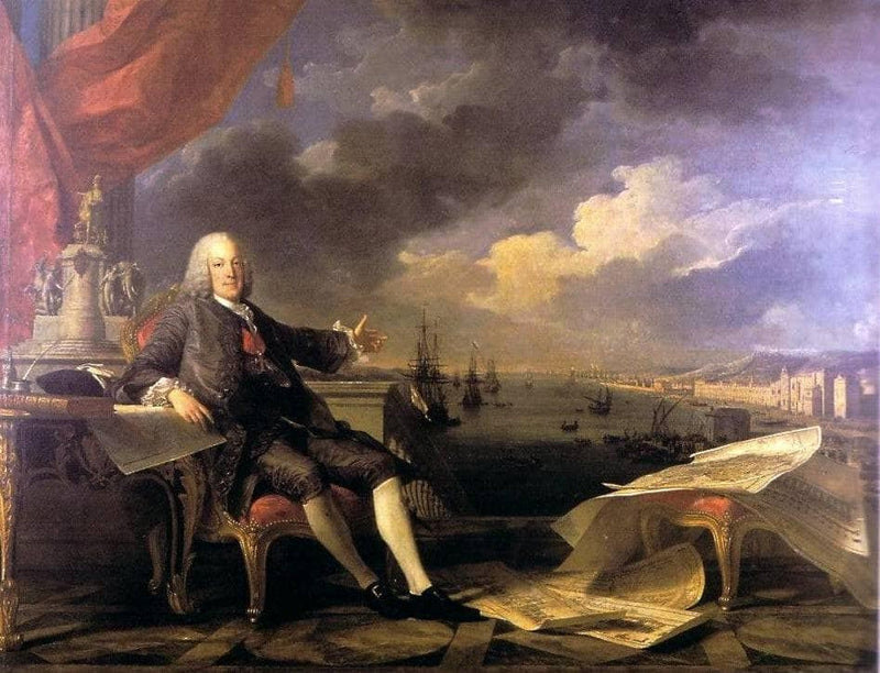 Portrait of Marquess of Pombal by Claude-Joseph Vernet — Oil Painting Reproduction