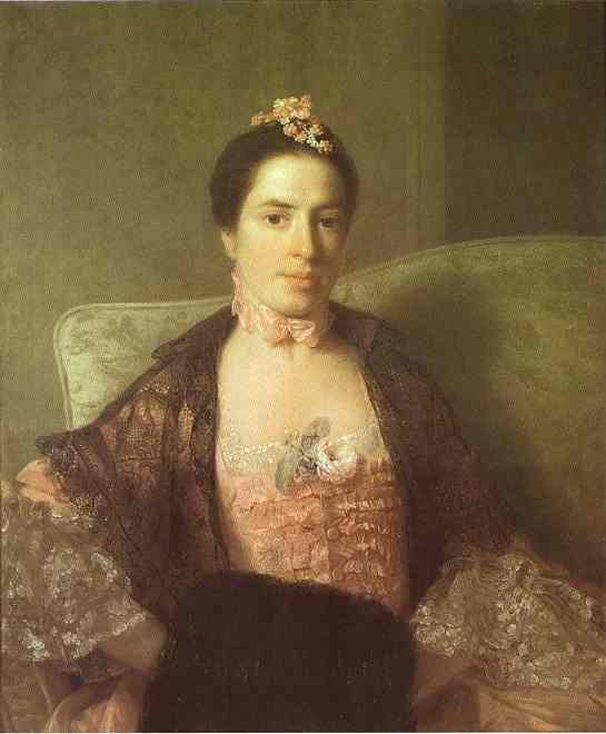 Portrait of Martha, Countess of Elgin by Allan Ramsay — Oil Painting Reproduction