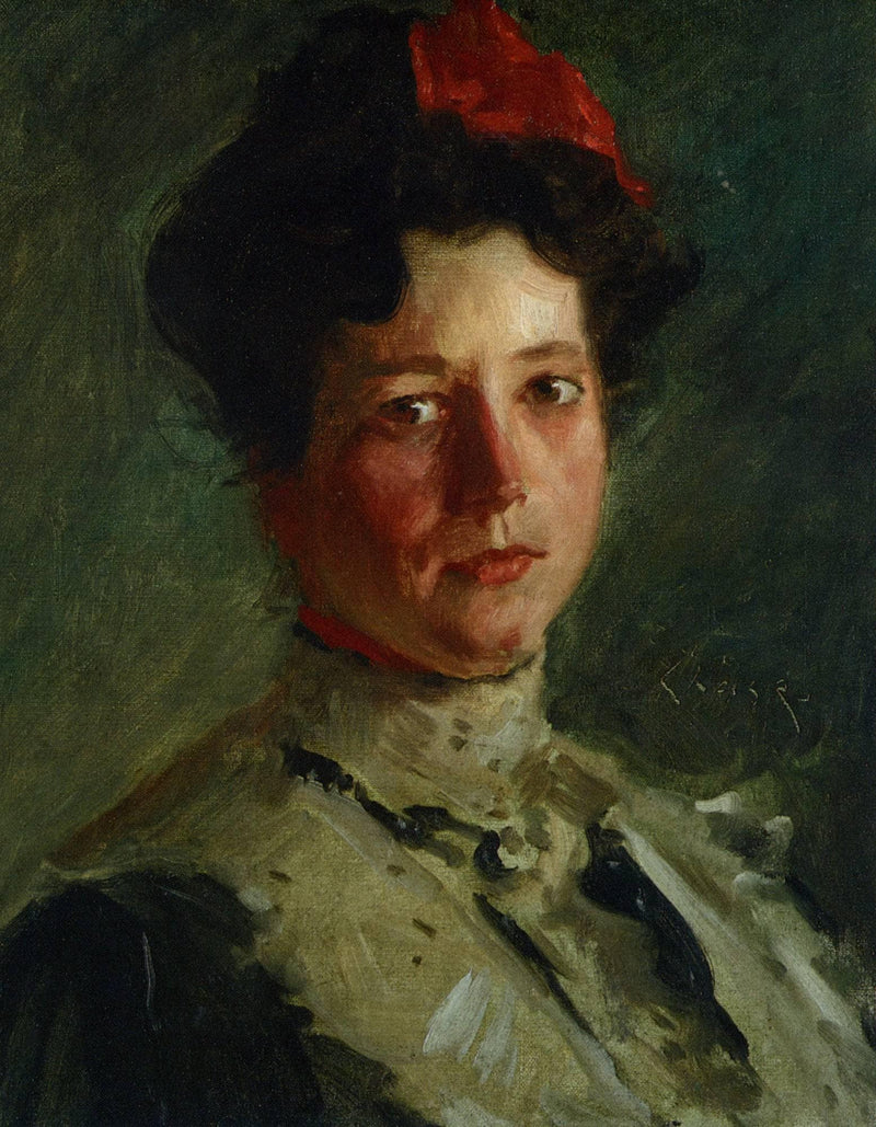 Portrait of Martha Walter by William Merritt Chase — Oil Painting Reproduction